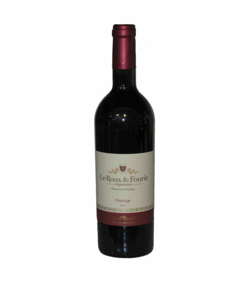 Le Roux en Fourie Pinotage boutique red wine 2014