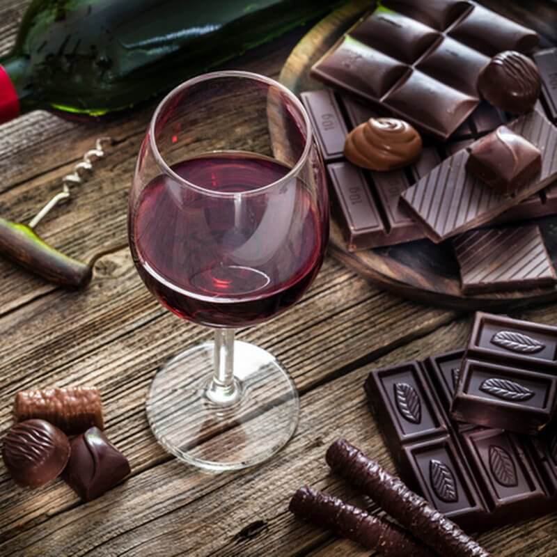 wine and chocolate parings for easter